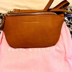 Poppy and Peonies sidekick handbag